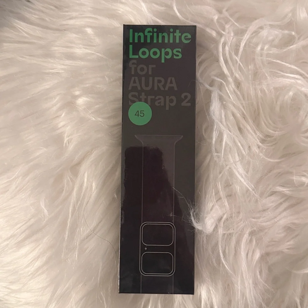 NIP Aura Infinite Loop Black Wearable for Apple Watch 41/44/45